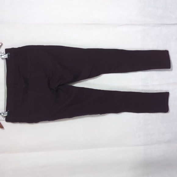 Wit & Wisdom Burgundy Stretch Skinny Jean Zipper Pockets Low Rise Size 4 - Picture 5 of 6